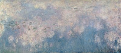 Die Seerosen - Die Wolken (Mittelteil) 1915-26 von Claude Monet